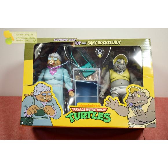 Teenage Mutant Ninja Turtles Granny Bebop & Baby Rocksteady 2pk (Pack Wear)